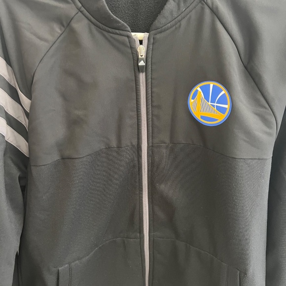 Golden State Warriors Adidas Zip -up Jacket- (Men's L) - Picture 11 of 15